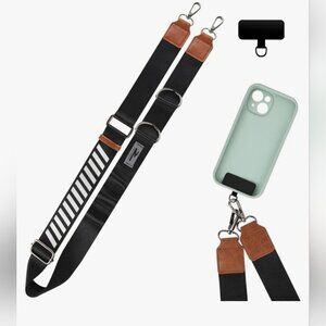 Crossbody Cell Phone Lanyard - Universal Crossbody Phone Strap Adjustable Strap